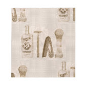 mannen scheerbeurt notitieblok (Voorkant)