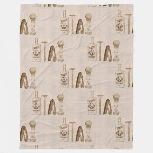 mannen scheerdeken fleece deken (Voorkant)