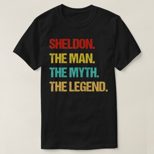 Mannen schelp het Man de Mam de Legende T-shirt (Design voorkant)