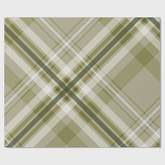 mannen schenken drab olijfgaarden en beige masculi cadeaupapier (Vlak)