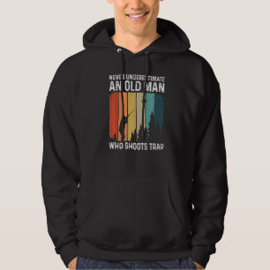 Mannen schietsport citaat voor een kleiduivenschie hoodie