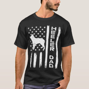 Mannen schilder Vlag  Blauwe Roodhond P T-shirt