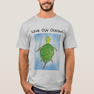 mannen schildpad t-shirt