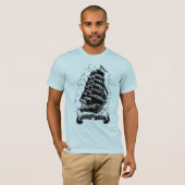 mannen schip  t-shirt (Voorkant volledig)