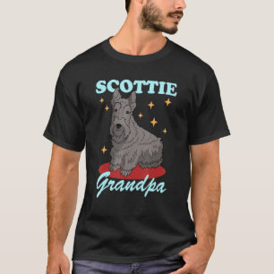 Mannen Scottie Opa Hond Eigenaar Schotse Terrier T-shirt