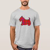 Mannen Scottish Terrier T-Shirt Shirt Gift (Voorkant)