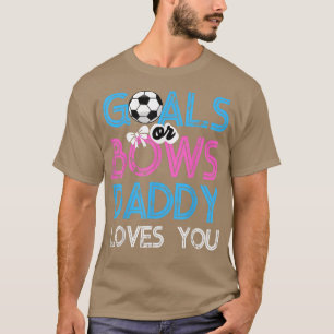 Mannen seksen behalen doelen of bogen pappa houdt t-shirt