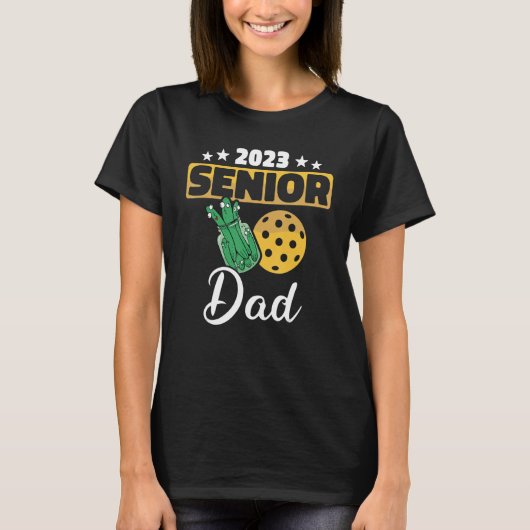 Mannen Senior Pickleball Pap Paddles Pickleball Pl T-shirt (Voorkant)