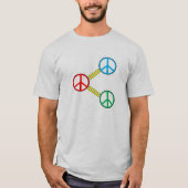 Mannen Share Peace T-shirt (Voorkant)