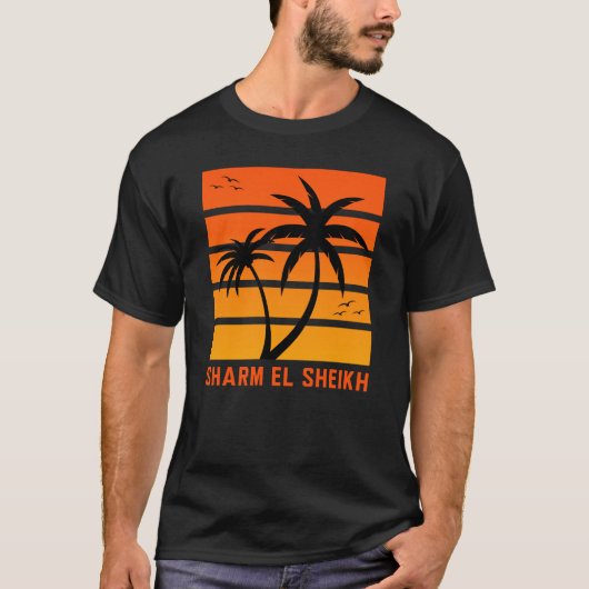 Mannen Sharm El Sheik Sunset T-Shirt (Voorkant)