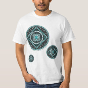 Mannen Shirt Aquarius Mandala