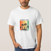 Mannen-Shirt Colorful Retro Life T-shirt (Voorkant)