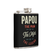 Mannen Shirt Gift: Het Man De Mina De Legende Heupfles (Rechts)