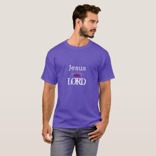 Mannen Shirt-Jesus Lord King T-shirt