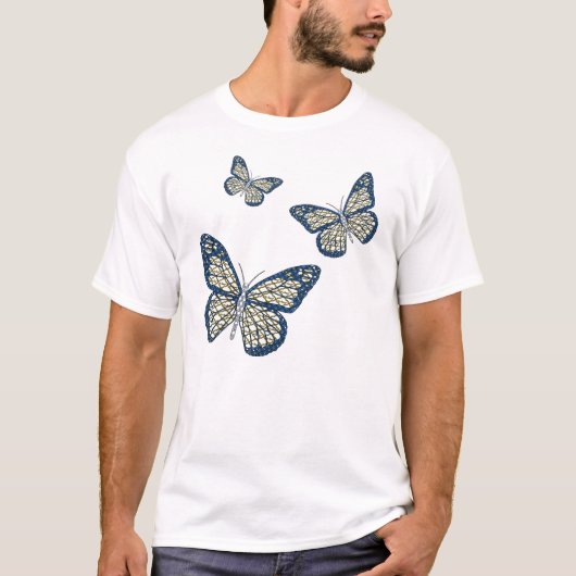 Mannen Shirt joodse monarch (Voorkant)