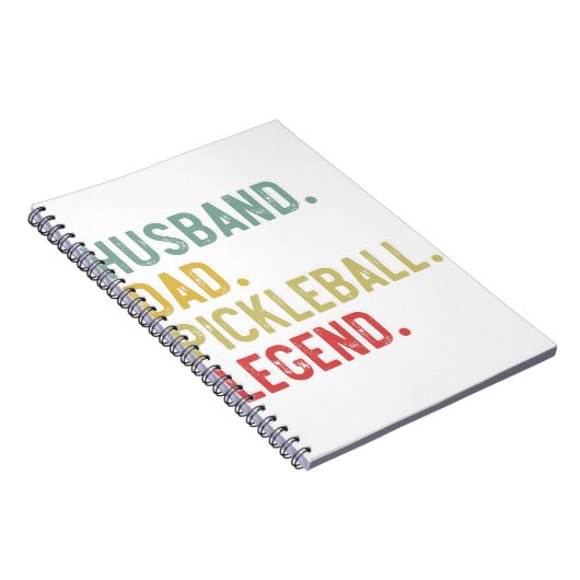 Mannen  Shirt Kopper Pap Pickleball Legend Notitieboek (Rechterzijde)