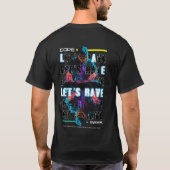 Mannen shirt - Laat rave (Achterkant)