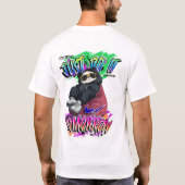 Mannen Shirt - Lazy Panda (Achterkant)