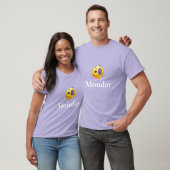Mannen Shirt maandag Emoji geslagen (Unisex)