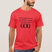 Mannen Shirt-Onze God T-shirt (Voorkant)