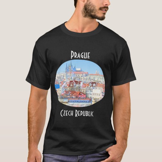 Mannen Shirt Praag in Pastel (Voorkant)