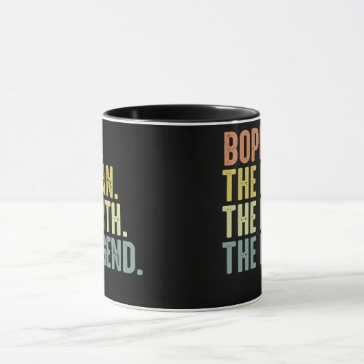 Mannen Shirt van Boppa voor Mannen Funny Fathers D Mok (Midden)