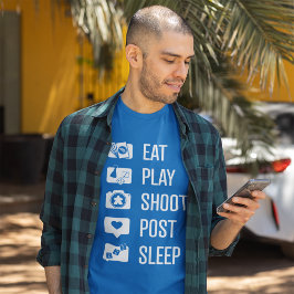 Mannen Shirt voor sociale media Gamer