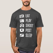 Mannen Shirt voor sociale media Gamer (Voorkant)