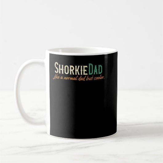 Mannen Shorkie Dad Mannen Vaderdag Gift - Shorkie Koffiemok (Links)