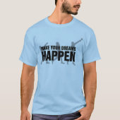 Mannen Shot Put Thrower T-Shirt (Voorkant)