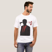 Mannen Shot T-Shirt (Voorkant volledig)