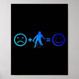 Mannen Shuttle Squash Badminton Vrouwen Poster