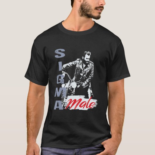 Mannen Sigma Male T-shirt (Voorkant)
