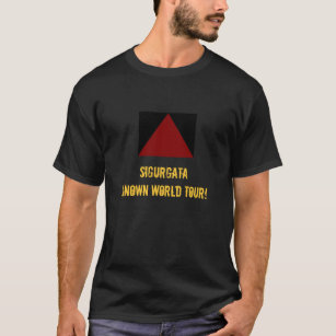 Mannen SIGURGATA gekende wereldrondleiding T-shirt