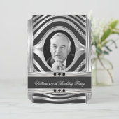 Mannen Silver Kijk Black Kaart (Staand voorkant)