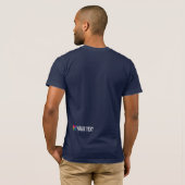 Mannen Sjabloon Rot Shirt Bella Canvas Achteraf (Achterkant volledig)