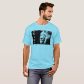 Mannen Sjabloon TShirts Pop Art Lion Face Modern (Voorkant volledig)
