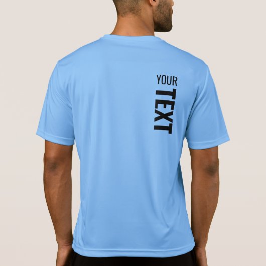 Mannen Sjabloon voor sportkleding - Tek ActiveShar T-shirt (Achterkant)