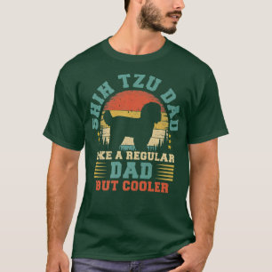 Mannen sjiitische Tzu pap Funny  Shih Tzu Dog Fath T-shirt