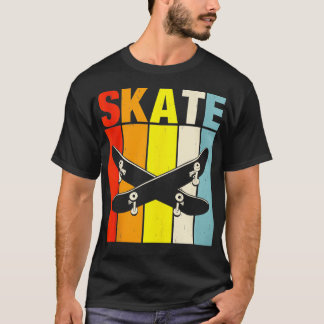 Mannen skateboarder skateboard liefhebbers skatebo t-shirt