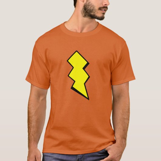 Mannen Skeeter Lighning Bolt-T-Shirt T-shirt (Voorkant)