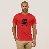 Mannen Skull T-Shirt (Voorkant volledig)
