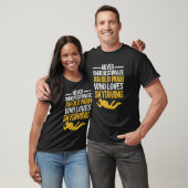 Mannen Skydiver onderschat nooit een oud Man dat L T-shirt (Unisex)