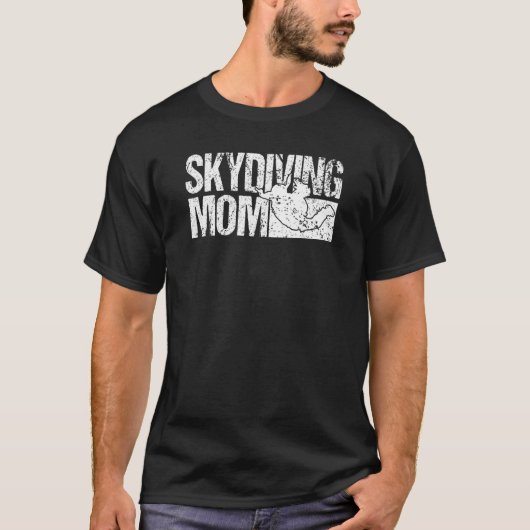 Mannen Skydiver Skydiving mama Skydiving T-shirt (Voorkant)