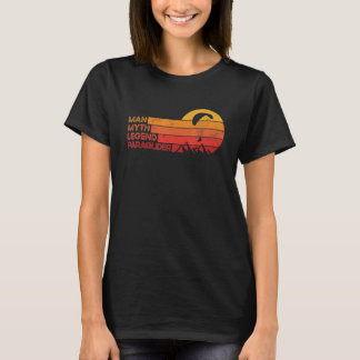 Mannen Skydiving Parachutespringen Parachute Parag T-shirt