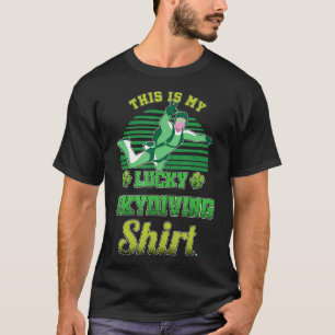 Mannen Skydiving Parachutespringen Skydive T-shirt
