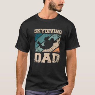 Mannen Skydiving Vader Papa T-shirt