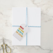 Mannen slaan het Man de mythe de leeuw in Cadeaulabel (Met Touw)