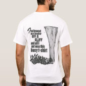 Mannen slachtoffer van Floor Gaiscioch T-Shirt (Achterkant)