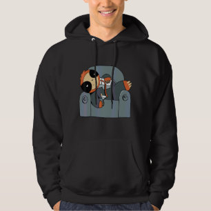 Mannen sleuf voor zachte rusttijd hoodie